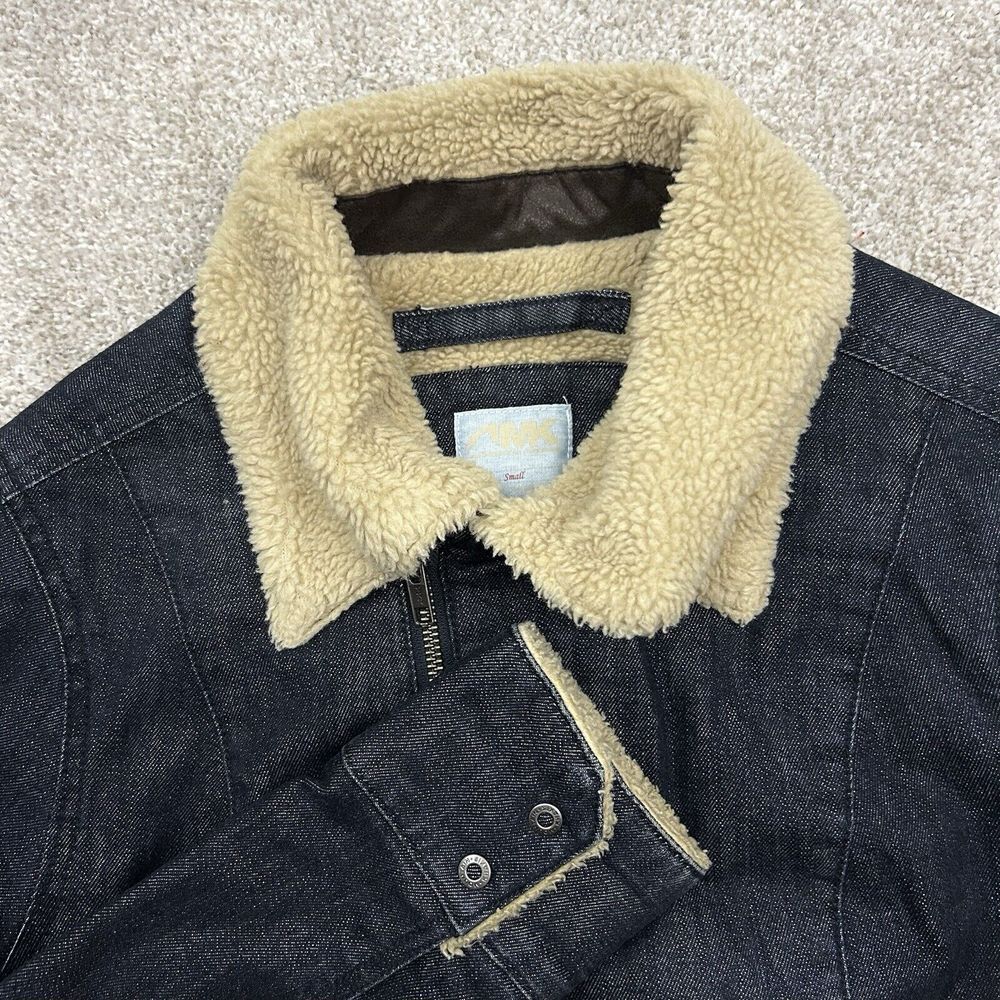 Mountain Khakis Women's Size Small Blue Full Zip Denim‎ Jacket Sherpa Lined